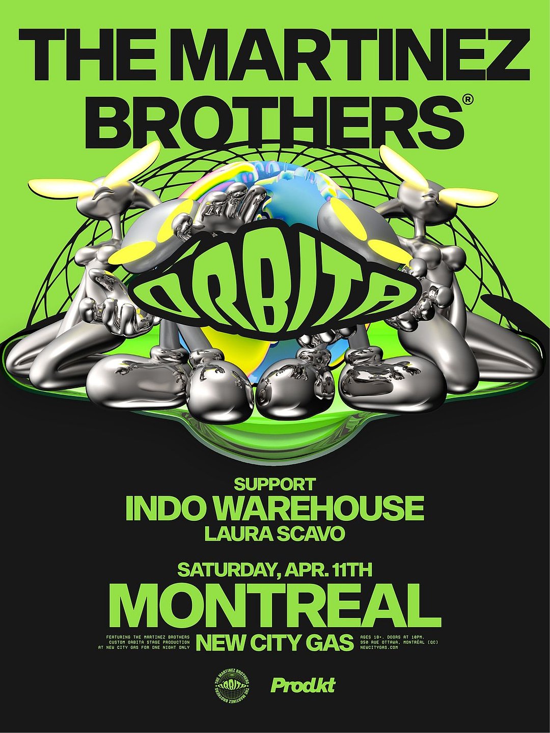 The Martinez Brothers Present Órbita flyer