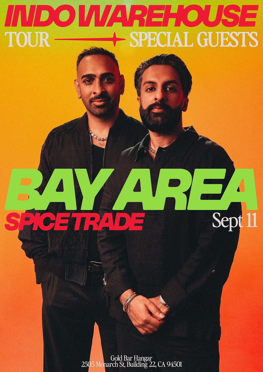 Indo Warehouse: Bay Area flyer