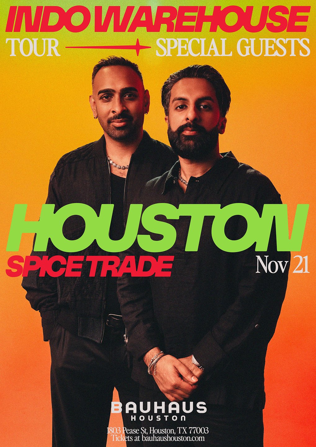 Indo Warehouse: Houston flyer
