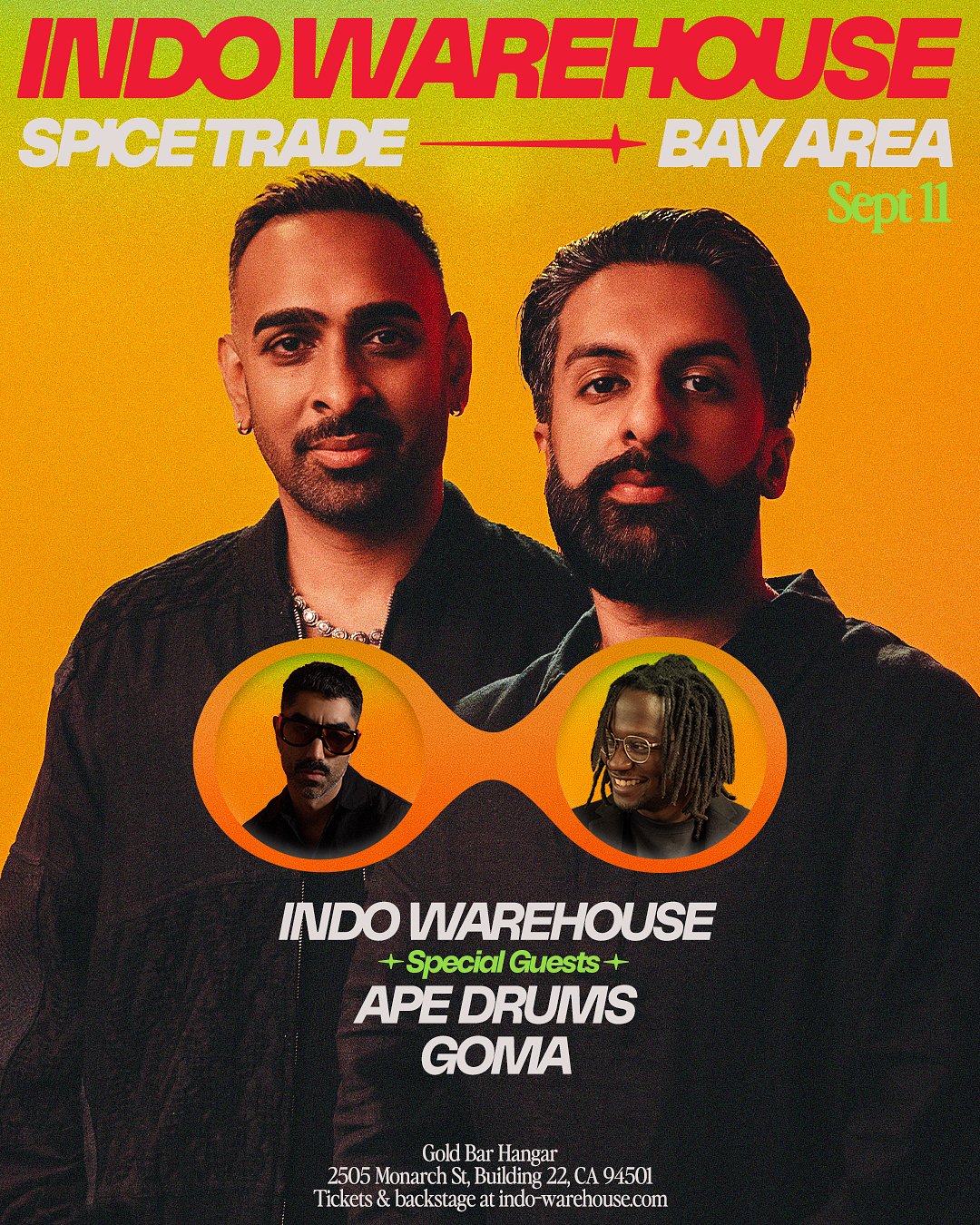 Indo Warehouse: Bay Area flyer