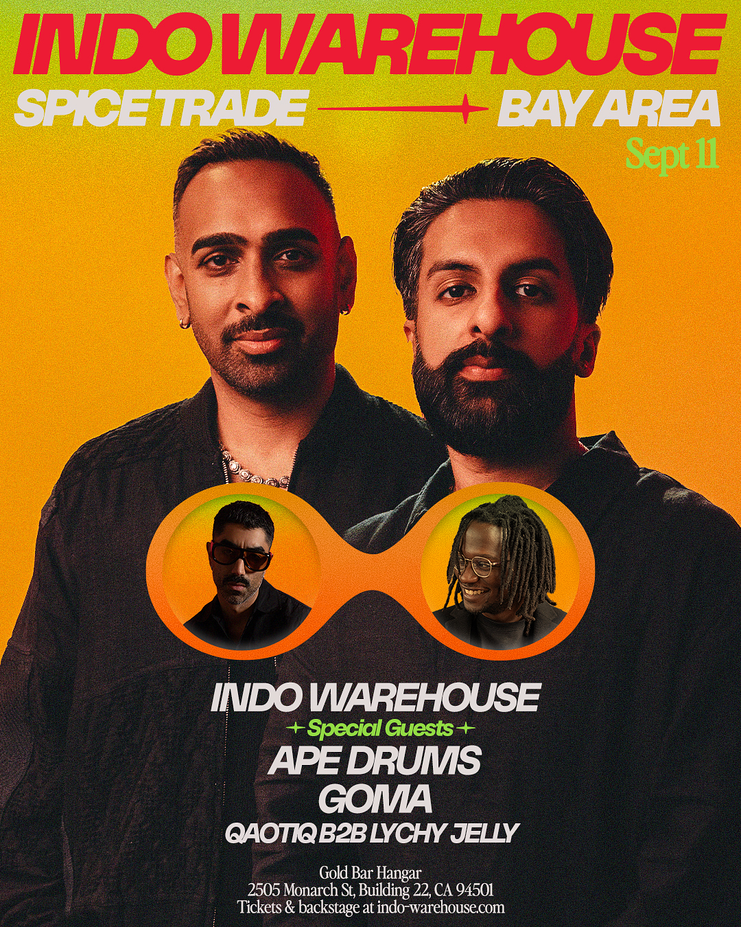 Indo Warehouse: Bay Area flyer