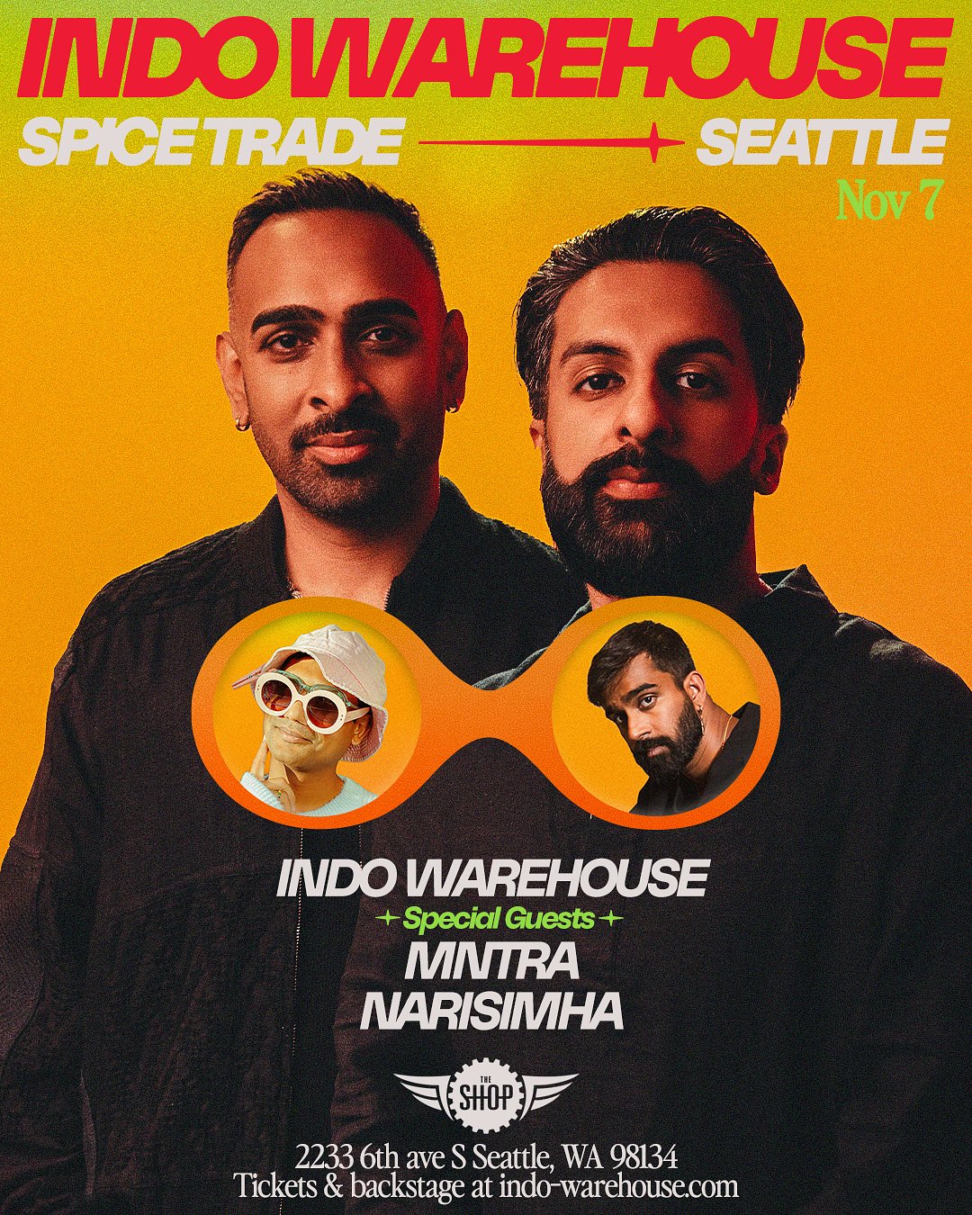 Indo Warehouse: Seattle flyer