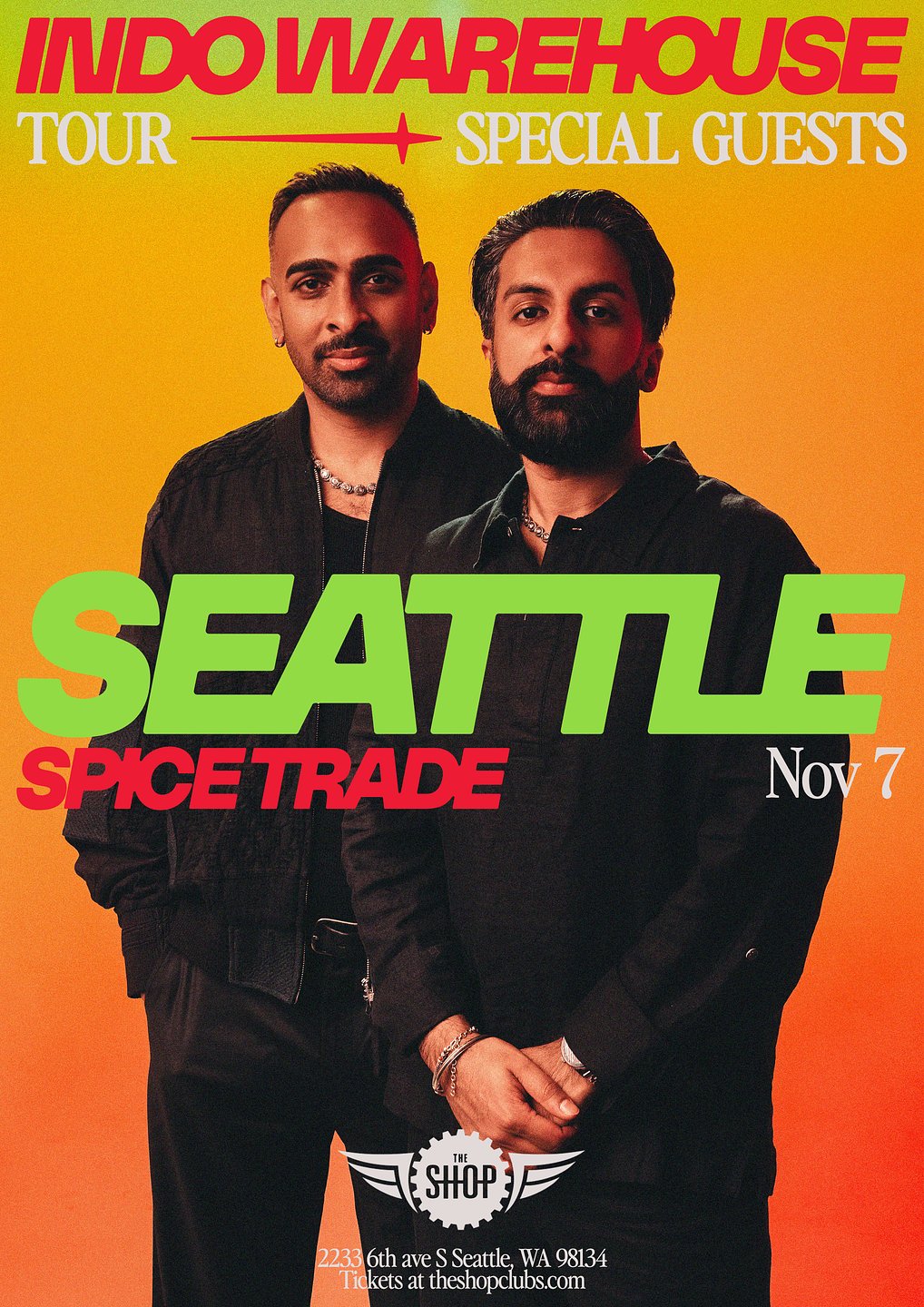 Indo Warehouse: Seattle flyer