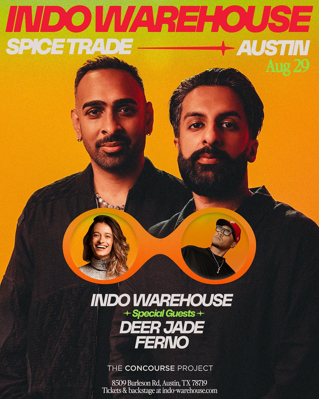 Indo Warehouse: Austin flyer