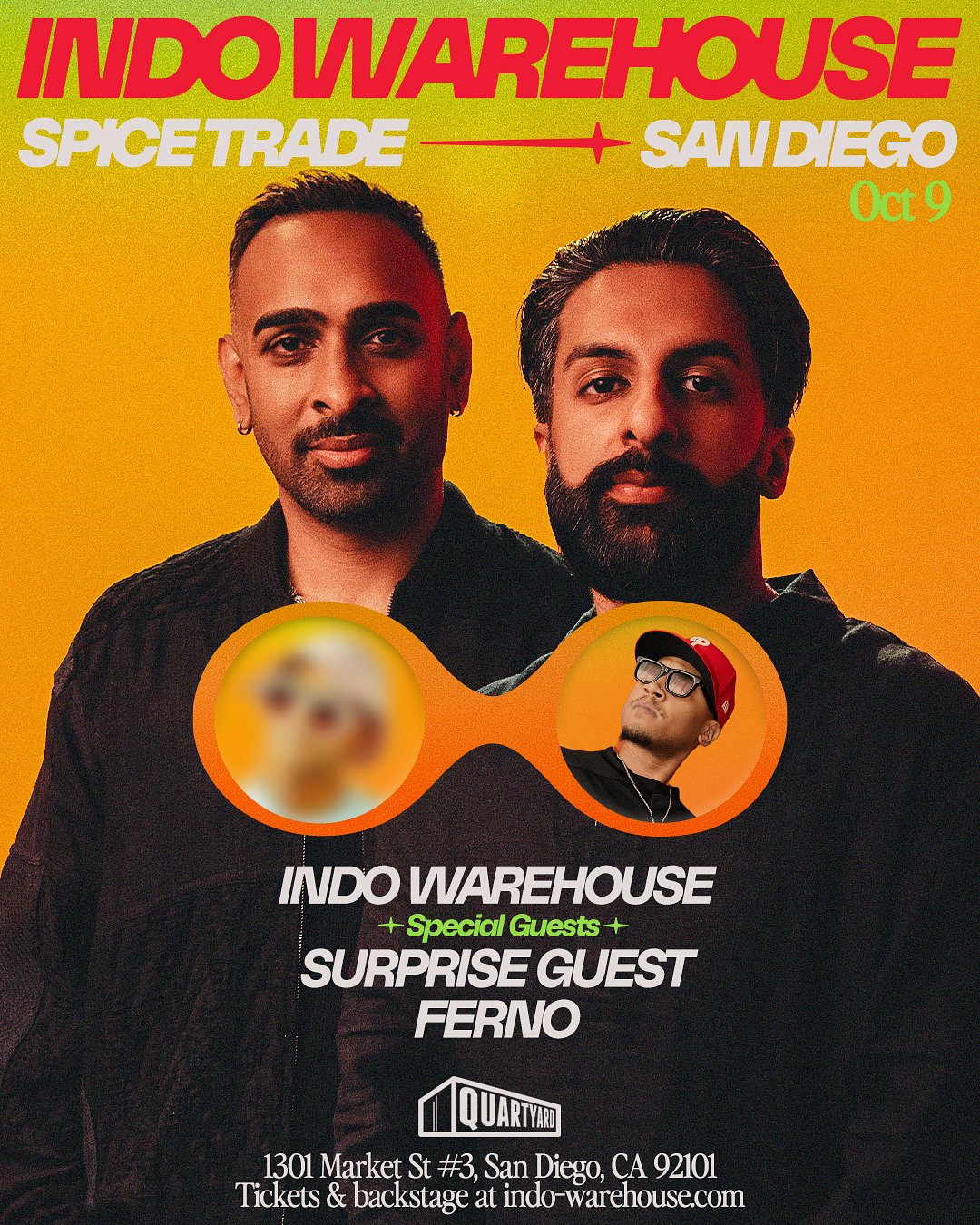 Indo Warehouse: San Diego flyer