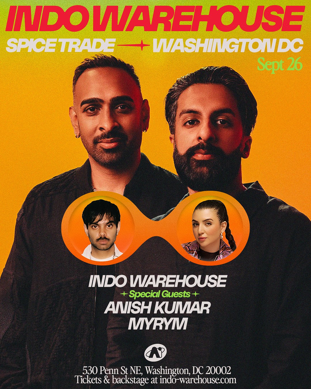 Indo Warehouse: Washington DC flyer