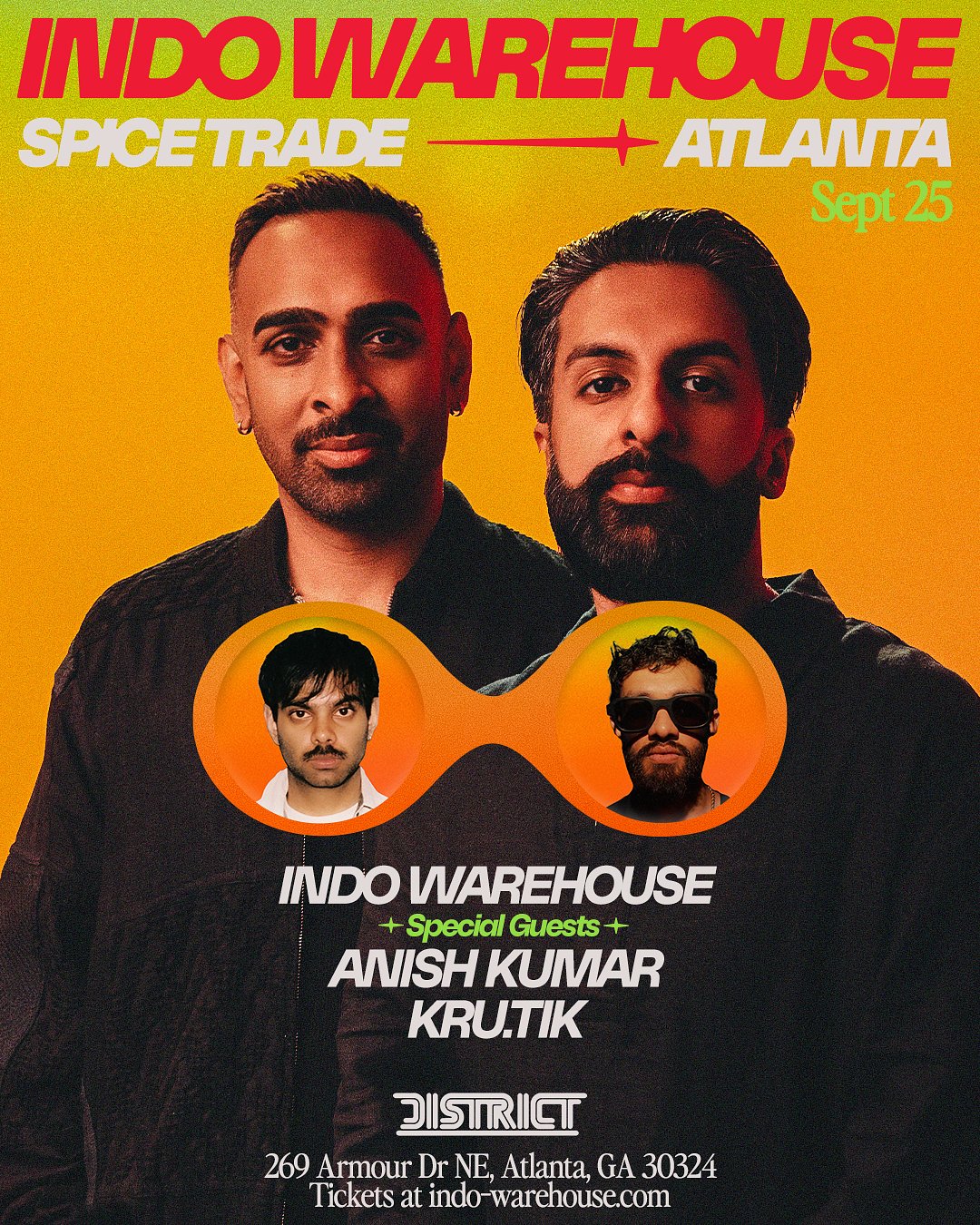 Indo Warehouse: Atlanta flyer