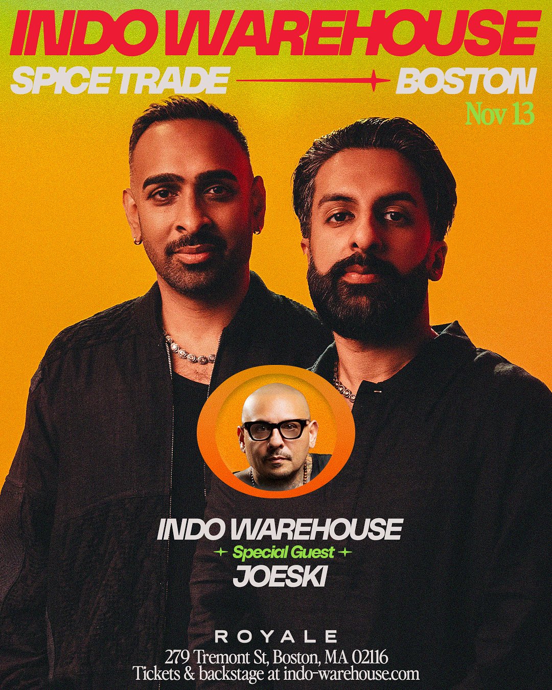 Indo Warehouse: Boston flyer